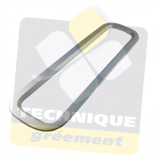 Hublot fixe Taille 4 Plexi transparent Habillage ivoire .