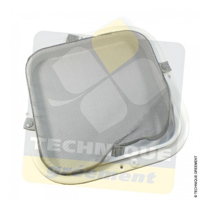 Kit Habillage Panneau Lewmar Taille 10 Alu Blanc