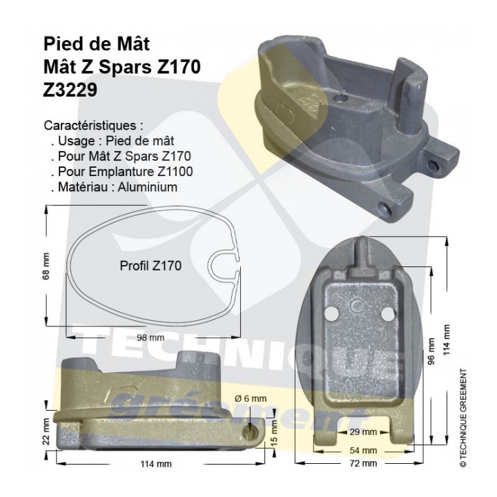 Pied Z170 A Bascule - Z3229