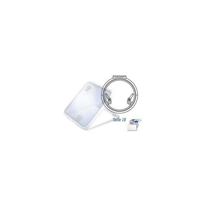Taille 18 - Panneau Low Profile - Rond - Base Jupe De 15 mm