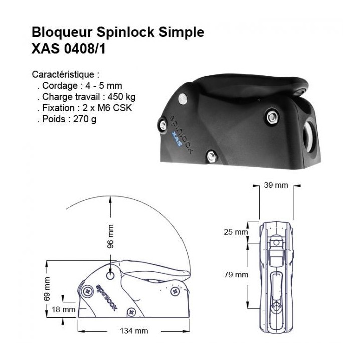 Bloqueur Spinlock XAS Simple