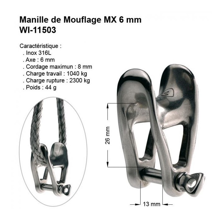 Manille de Mouflage MX