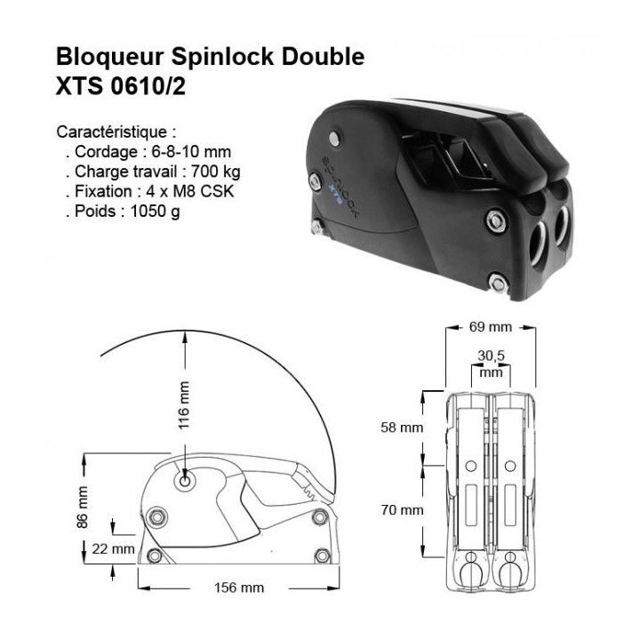 Bloqueur Spinlock XTS Double