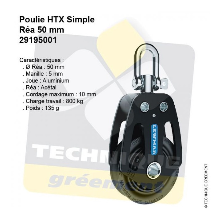 Poulie HTX Simple