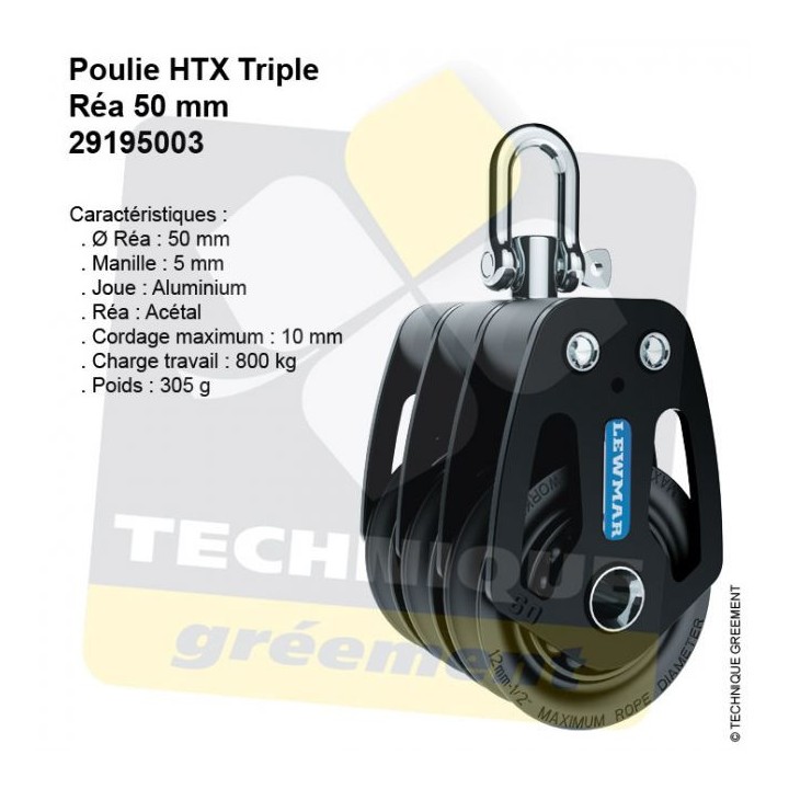 Poulie HTX Triple