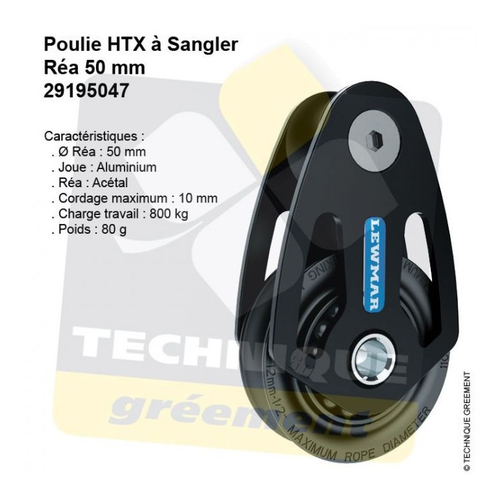 Poulie HTX à Sangler Simple