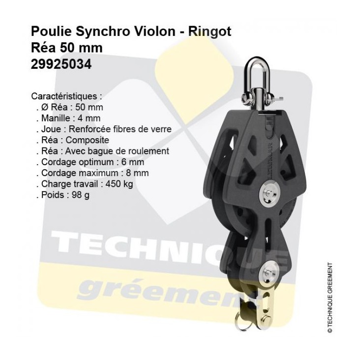 Poulie Synchro Violon Ringot