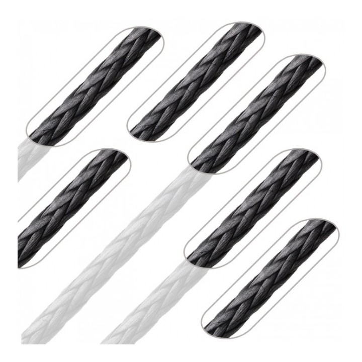 Tresse M-Rig Max D12 - DM20 Pur - Noir