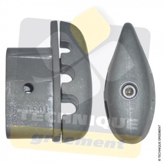 Embout 3109 pour barre de flèche Z240 rétreinte - Gréement Continu