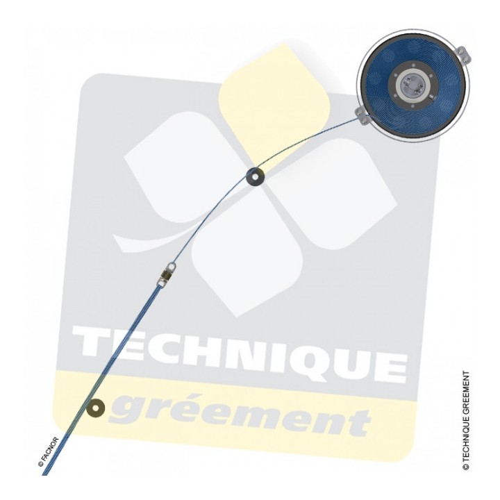 Enrouleur Facnor Flatdeck FD230 - Etai Maxi 10mm - Régate