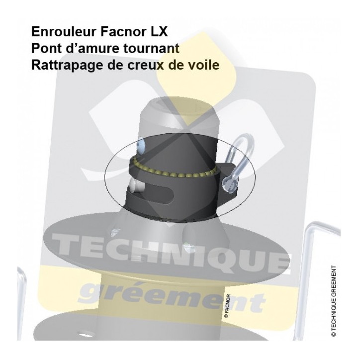 Enrouleur Facnor LX180 - Etai Maxi 8/10*mm